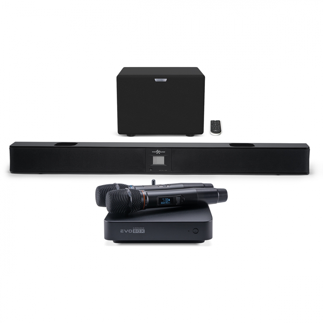караоке-комплект EVOBOX Plus + EvoSound Bar (саундбар с караоке) в Кропоткине