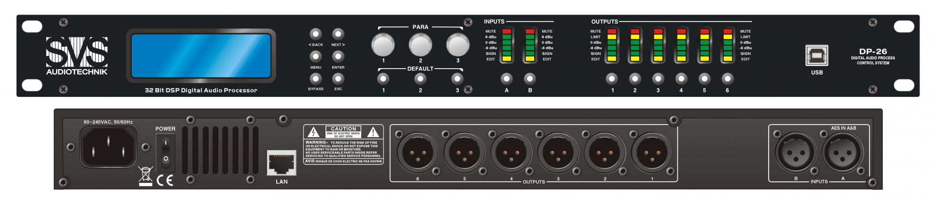 SVS Audiotechnik DP-26 Цифровой процессор: 2 входа 6 выходов в Кропоткине