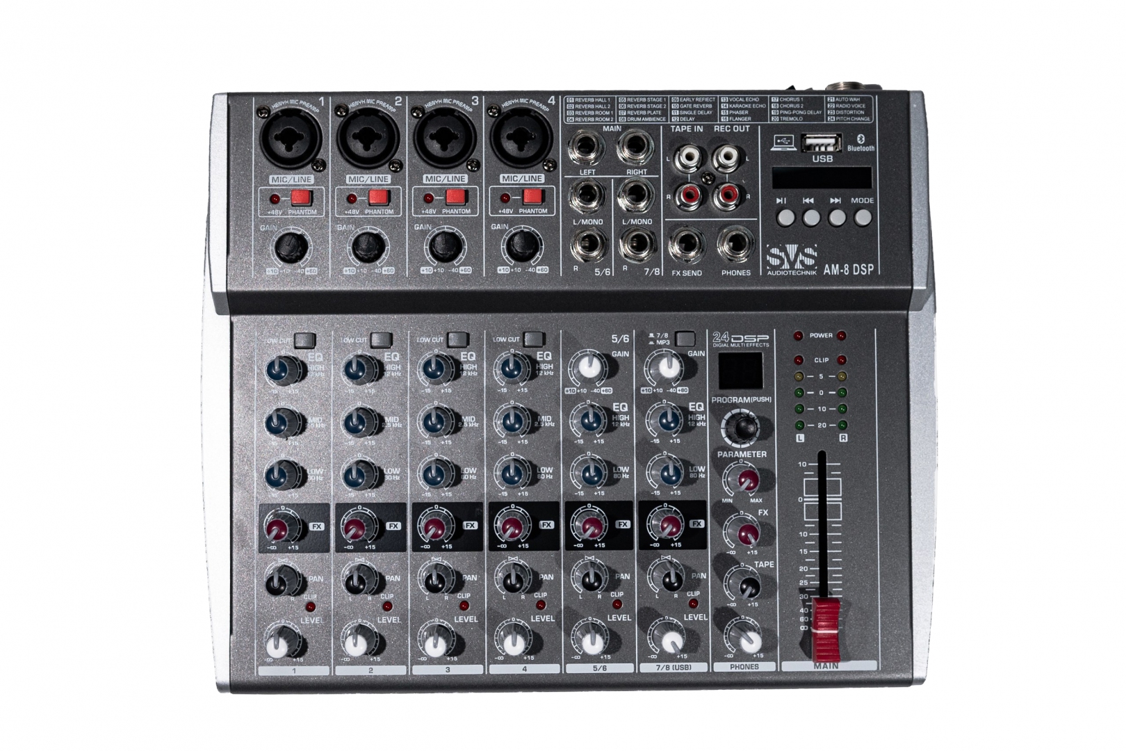 SVS Audiotechnik mixers AM-8 DSP Микшерный пульт аналоговый, 8-канальный в Кропоткине